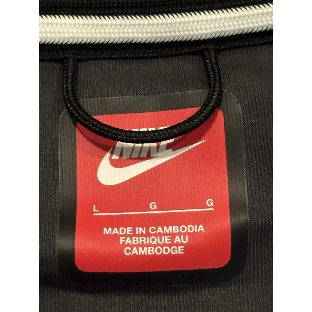 Nike Sportswear Tech Fleece Windrunner Hoodie Anthracite Black FB7921-060 Size L